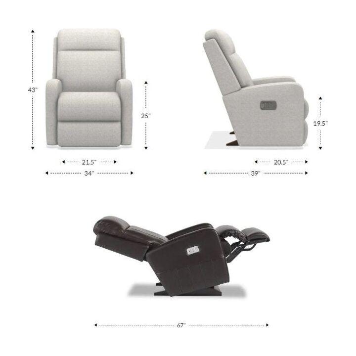 Silla Mecedora Reclinable Eléctrica Lumbar con Reposacabezas - Monnry