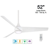 52" Abanico Inteligente de Interior - Monnry