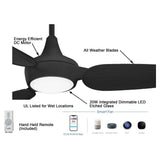 60" Abanico Inteligente de Exterior e Interior - Monnry