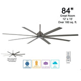 84" Abanico Exterior e Interior - Monnry