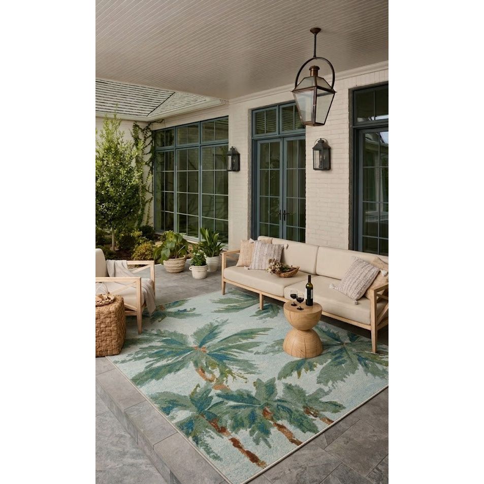 Alfombra de Exterior e Interior 7' x 9' Pies