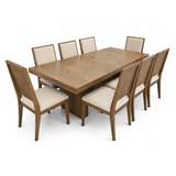 Set de Mesa de Comedor Extendible con 8 Puestos