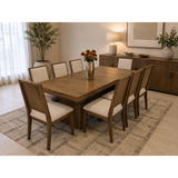 Set de Mesa de Comedor Extendible con 8 Puestos