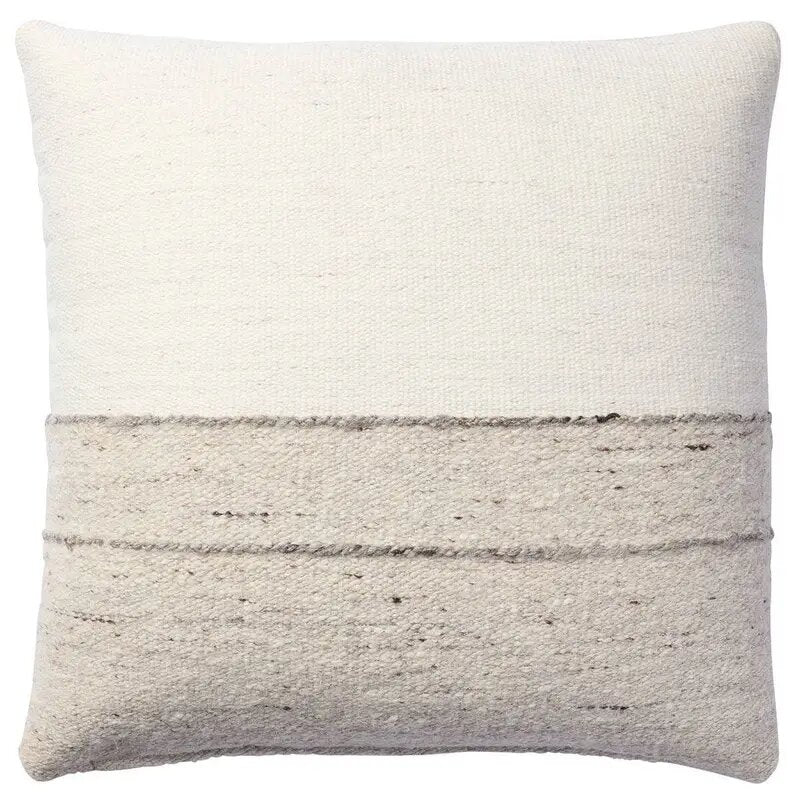 Decorative Feather-Filled Cushion