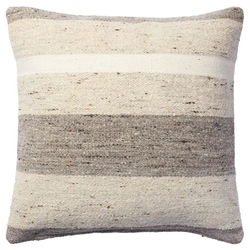 Decorative Feather-Filled Cushion