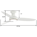 54" Abanico Inteligente de Exterior e Interior - Monnry