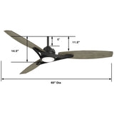 65" Abanico Inteligente de Exterior e Interior - Monnry
