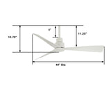 44" Abanico de Exterior e Interior - Monnry