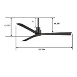 52" Abanico de Exterior e Interior - Monnry