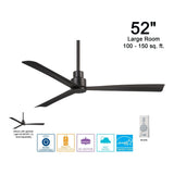 52" Abanico de Exterior e Interior - Monnry
