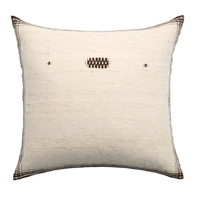 Decorative Feather-Filled Cushion