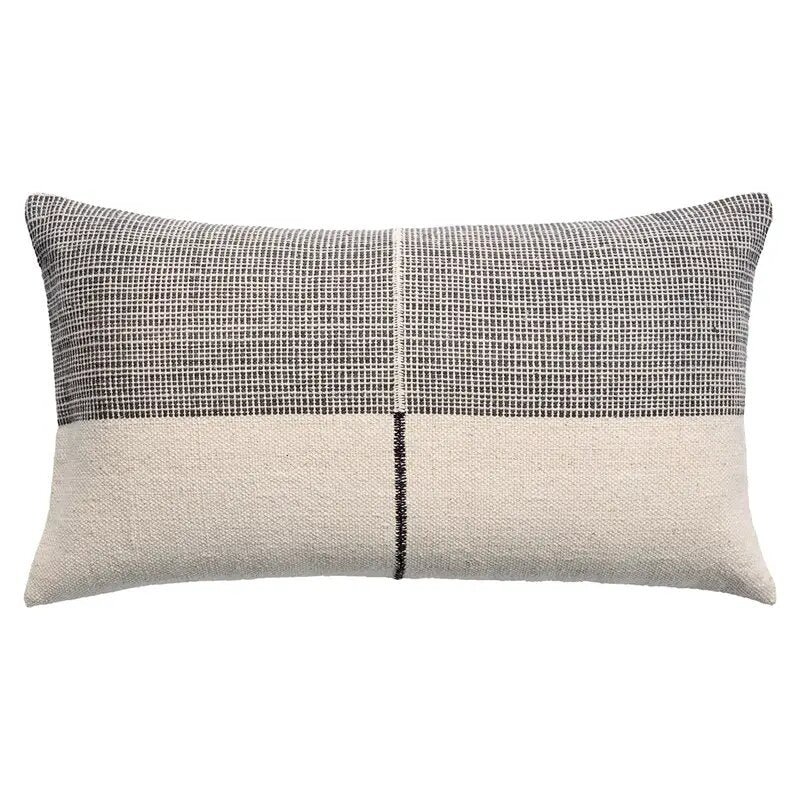 Decorative Feather-Filled Cushion