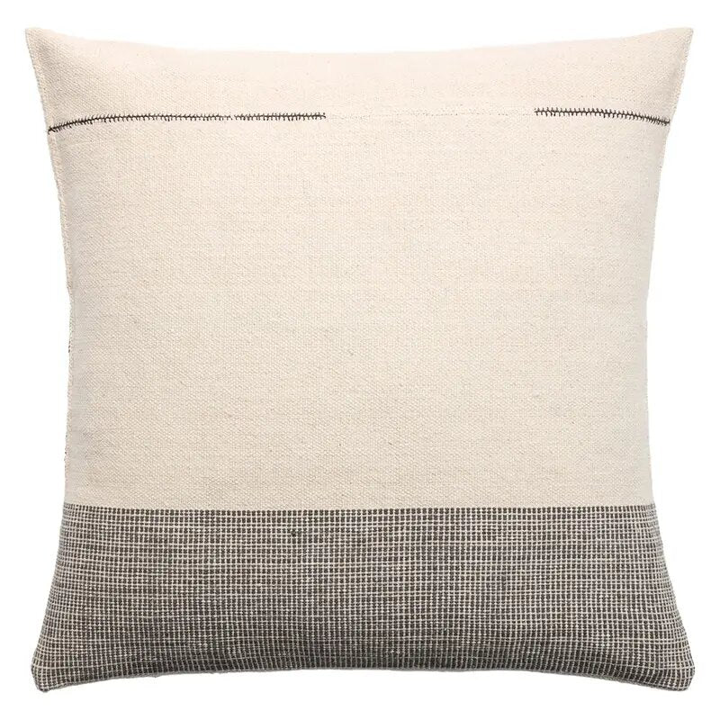 Decorative Feather-Filled Cushion