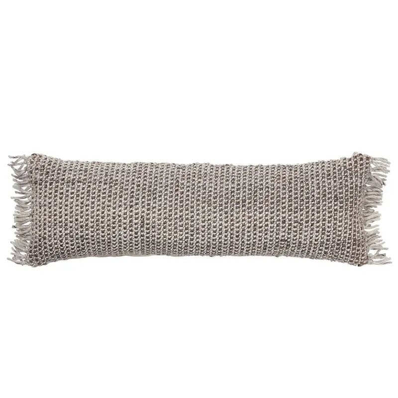 Decorative Feather-Filled Cushion