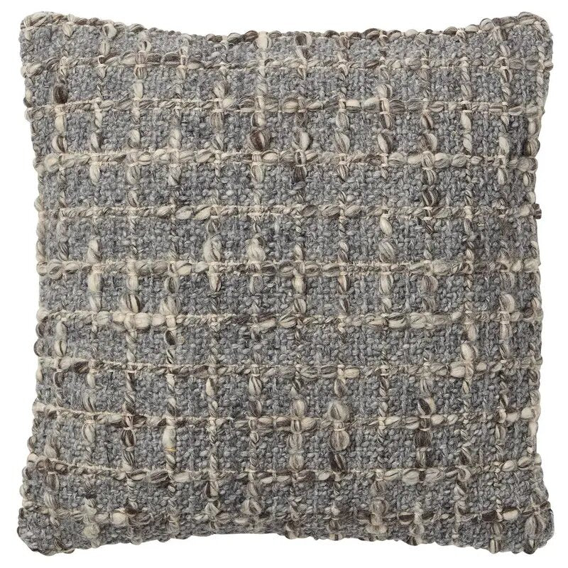 Decorative Feather-Filled Cushion