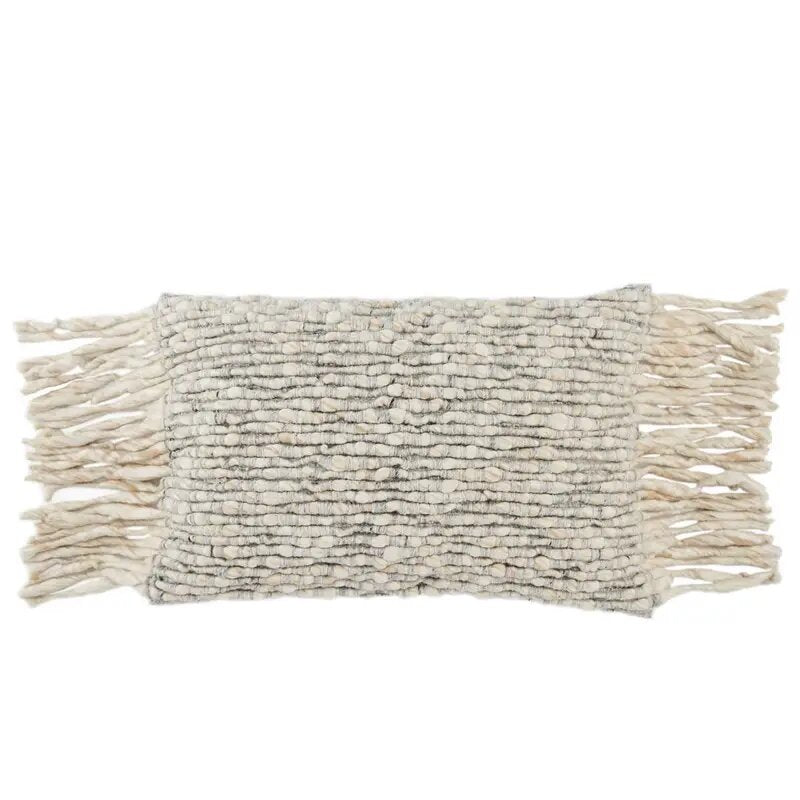 Decorative Feather-Filled Cushion