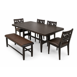 Dining Table Set with 4 Chairs
