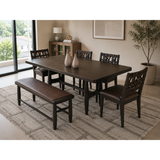 Dining Table Set with 4 Chairs