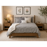 Queen Bed Set and 2 Nightstands