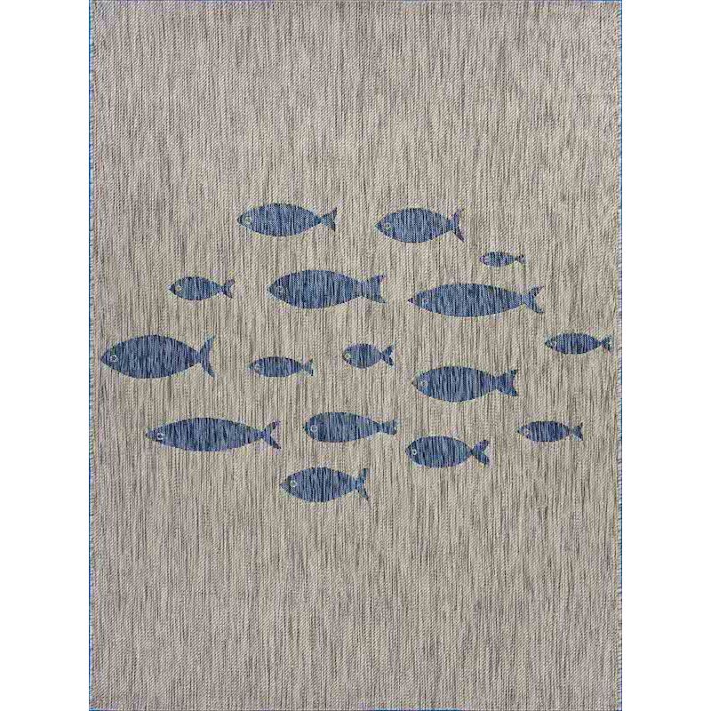 Alfombra de Exterior e Interior 5' x 8' Pies - Monnry