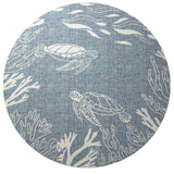Alfombra Redonda de Exterior e Interior 5' Pies - Monnry