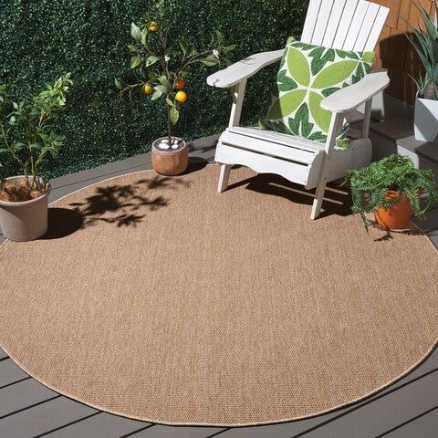 Alfombra Redonda de Exterior e Interior 7' Pies - Monnry