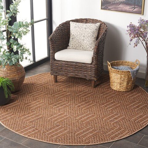 Alfombra Redonda de Exterior e Interior 7' Pies - Monnry