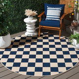 Alfombra Redonda de Exterior e Interior 7' Pies - Monnry