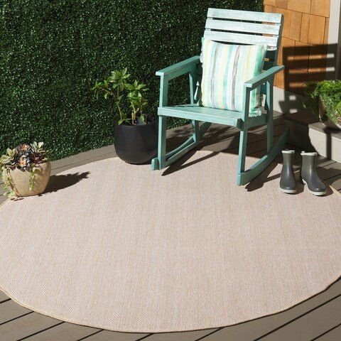 Alfombra Redonda de Exterior e Interior 7' Pies - Monnry