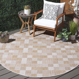 Alfombra Redonda de Exterior e Interior 7' Pies - Monnry