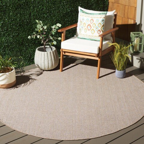 Alfombra Redonda de Exterior e Interior 7' Pies - Monnry