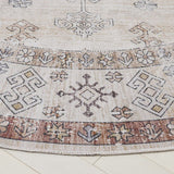 Alfombra Redonda Lavable de Interior 6' Pies - Monnry