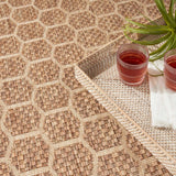 Alfombra Redonda Reversible de Exterior e Interior 8' Pies - Monnry