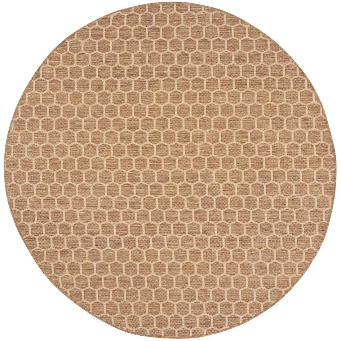 Alfombra Redonda Reversible de Exterior e Interior 8' Pies - Monnry