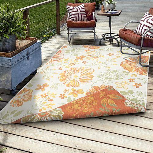 Alfombra Reversible de Exterior e Interior 8' x 10' Pies - Monnry