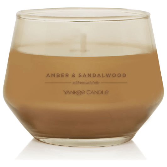 Candela Aromática 10 oz, Amber & Sandalwood - Monnry
