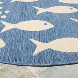 Alfombra Redonda de Exterior e Interior - Monnry