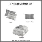 Set de Edredón King 4 piezas - Monnry