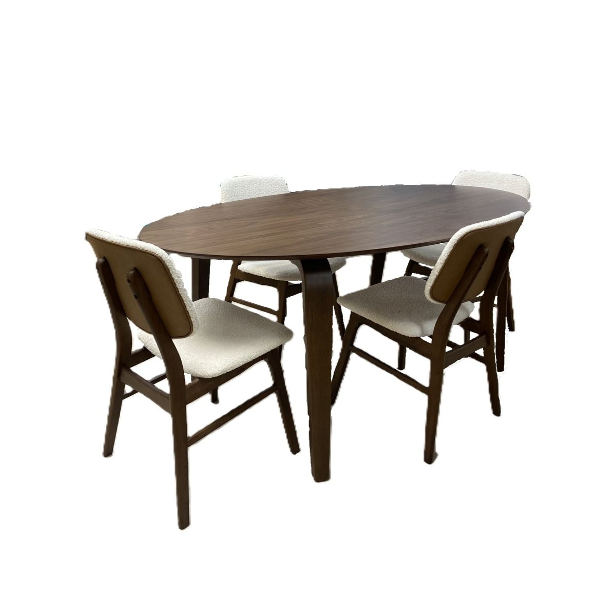 Set de Mesa de Comedor con 4 Sillas - Monnry