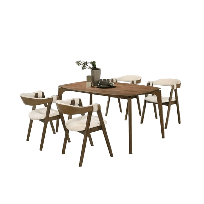 Set de Mesa de Comedor con 4 Sillas - Monnry