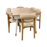 Set de Mesa de Comedor Expandible con 6 Sillas - Monnry