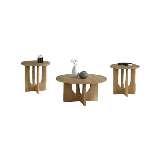 Set Mesa Central y 2 Laterales - Monnry