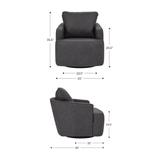Silla Giratoria Deslizante - Monnry
