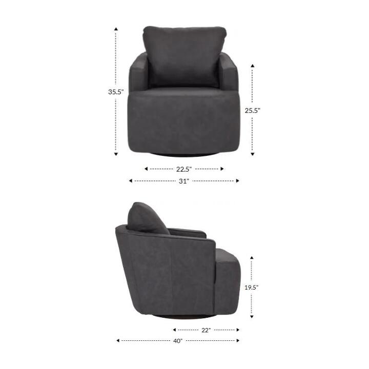 Silla Giratoria Deslizante - Monnry