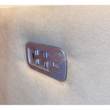 Silla Mecedora Reclinable Eléctrica Lumbar con Reposacabezas - Monnry