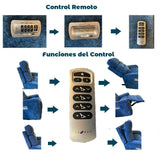 Silla Mecedora Reclinable Eléctrica, Lumbar con Reposacabezas - Monnry