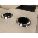 Sofá 2 Plazas Reclinable con Portavasos - Monnry