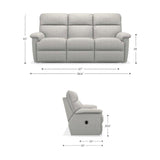 Sofá 3 Plazas Reclinable - Monnry