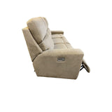 Sofá 3 Plazas Reclinable Eléctrico Lumbar con Reposacabezas - Monnry