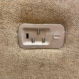 Sofá 3 Plazas Reclinable Eléctrico Lumbar con Reposacabezas - Monnry